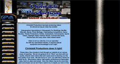 Desktop Screenshot of christaldiproductions.com